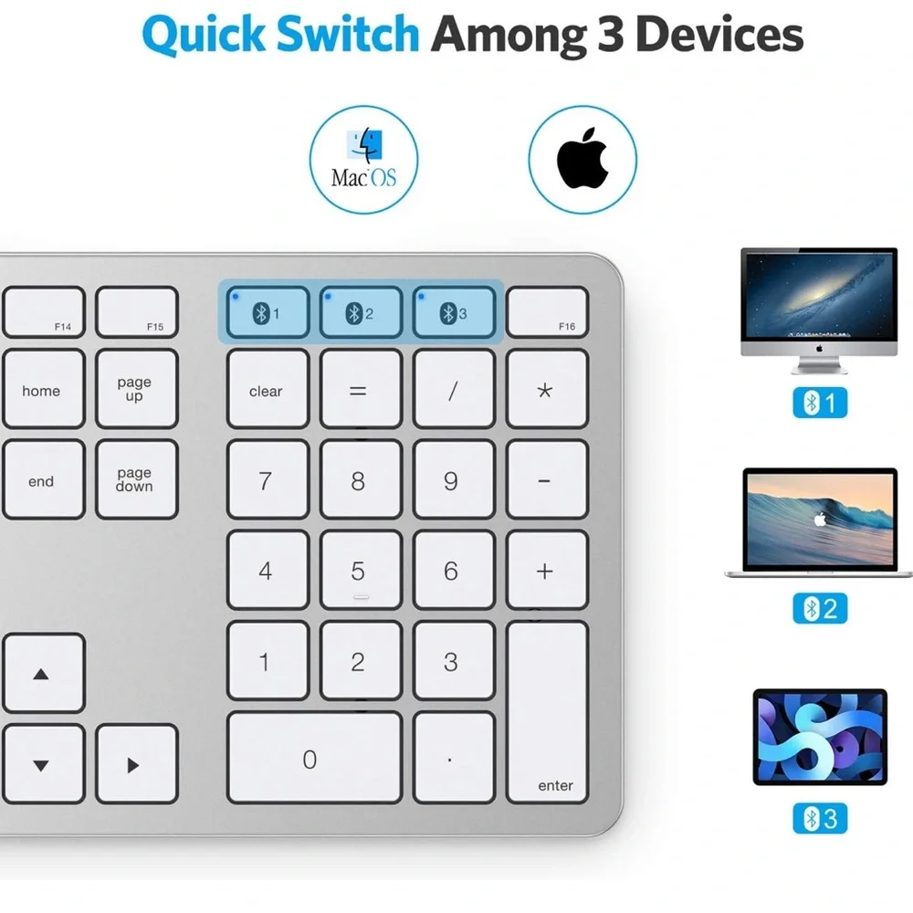 Omoton wireless keyboard, designed for Mac